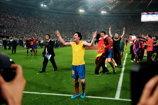 Fotboll, Champions League, final, Barcelona - Manchester