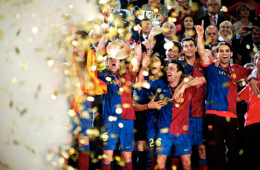 Fotboll, Champions League, final, Barcelona - Manchester