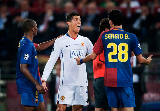 Fotboll, Champions League, final, Barcelona - Manchester