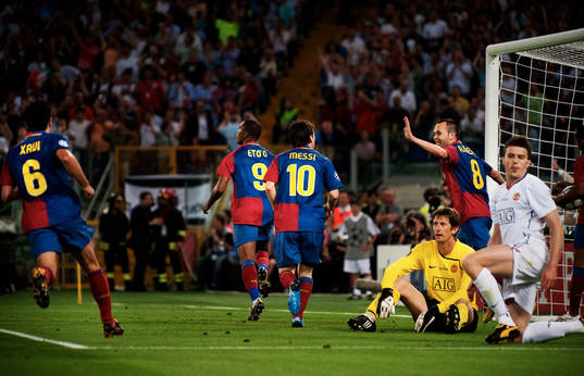 Fotboll, Champions League, final, Barcelona - Manchester