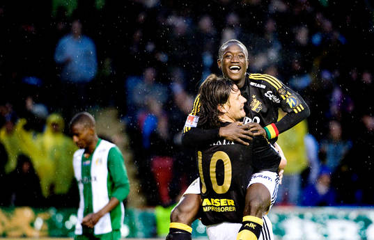 Iván Obolo, Saihou Jagne, AIK jubel