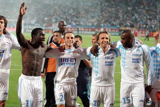Glädje och jubel i Marseille