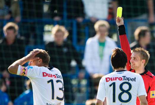 Straff?, Hasse Berggren ville ha straff i slutsekunderna,