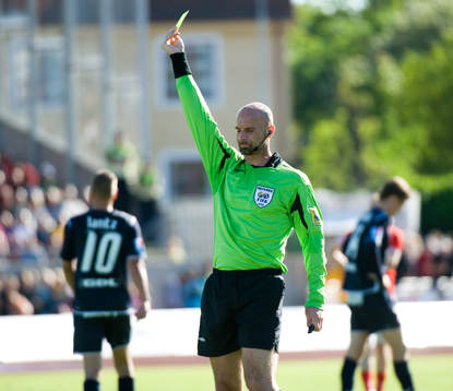 Stefan Johannesson, domare, varning