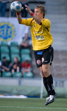 Erik Dahlin, målvakt