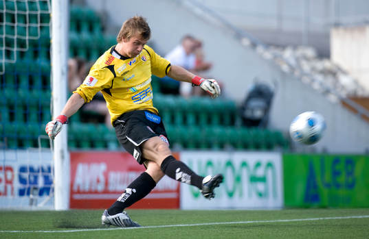 Erik Dahlin, Målvakt