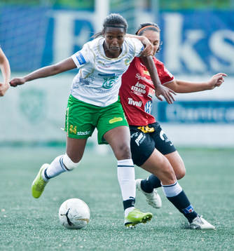 Hodan Siid Ahmed, Hammarby och Holmfridur Magnusdottir,