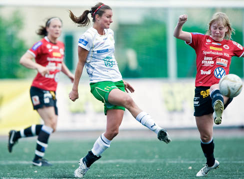 Madeleine Tegström, Hammarby och Sofie Persson,
