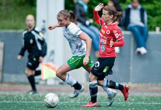 Madeleine Tegström, Hammarby och Susanne Moberg,