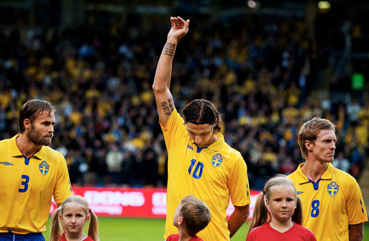 Zlatan Ibrahimovic, Sverige, blev hyllad för sin