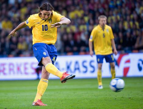 Frispark i första minuten, Zlatan Ibrahimovic