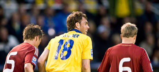 Johan Elmander, Sverige, glädje
