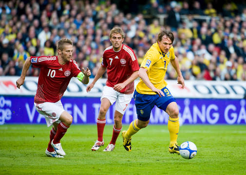 Martin Jörgensen, Danmark, och Kim Källström, Sverige