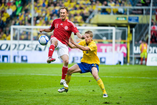 Dennis Rommedahl, Danmark, och Adam Johansson, Sverige