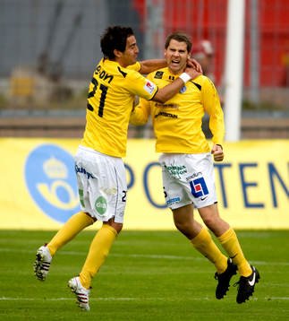 David Svensson och Ricardo Penella, jubel