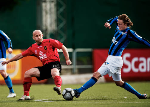 Albert Kransiqi, Vasalund, och Eric Jernberg, Sirius, i