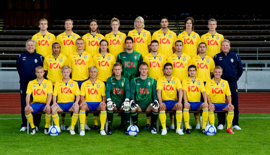 Fotboll, Sverige u21, lagbild. Bakre raden fr v, Rasmus