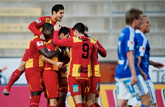 Syrianskas spelare jubel
