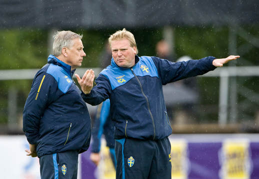 Tommy Söderberg och Jörgen Lennartsson, tränare
