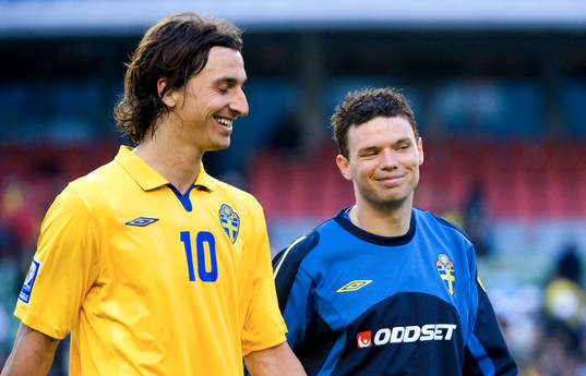 Nya anfallsparet Zlatan Ibrahimovic och Marcus Berg blev