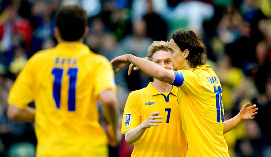 Rasmus Elm, Zlatan Ibrahimovic, jubel, glädje