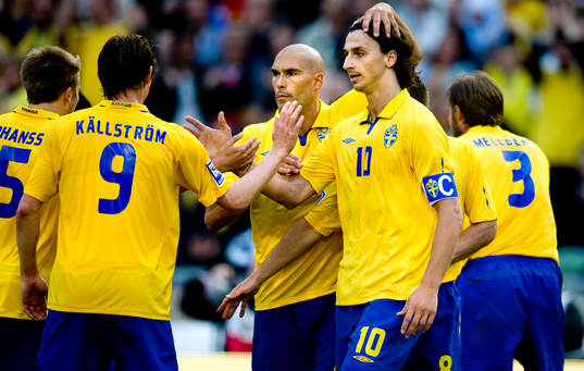 Daniel Majstorovic, Zlatan Ibrahimovic, Kim Källström,
