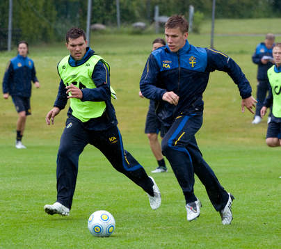 Labinot Harbuzi och Pontus Wernbloom