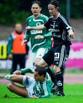Linus Hallenius, Sundsvall (1-2) Niklas Backman och Daniel