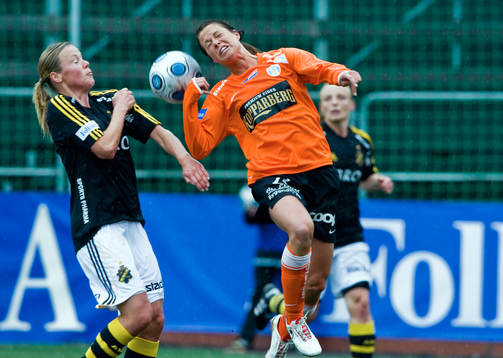 Laura Östberg Kalmari, AIK och Johanna Almgren,