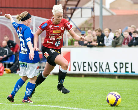 Emma Sjödahl, Kristianstad passerar Victoria Falk, Stattena