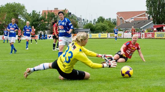 Emma Sjödahl, Kristianstad och Maria Edman, målvakt,