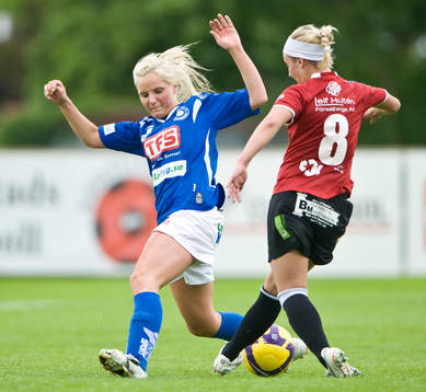Gudny Björk Odinsdottir, Kristianstad och Sofia Nilsson,