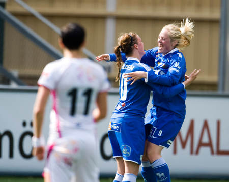 Kathryn Gill, Carina Holmberg, Sunnanå, jubel, Therese