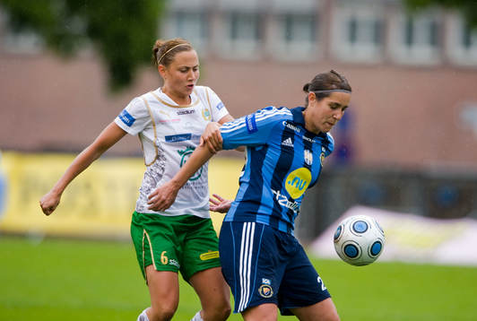 Lena Andersson, Hammarby och Therese Brogårde, Djurgården
