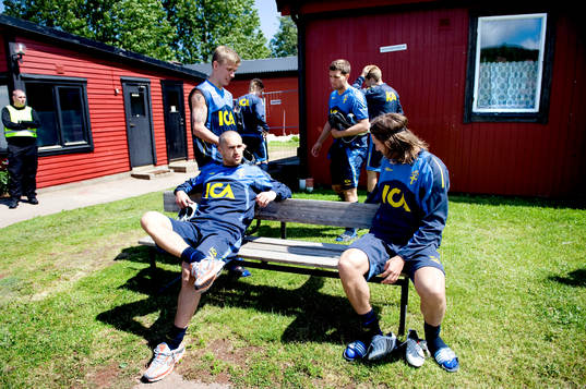 Pontus Wernbloom, Emir Bajrami och Mattias Bjärsmyr