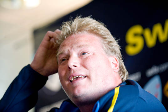 Jörgen Lennartsson, tränare, presskonferens
