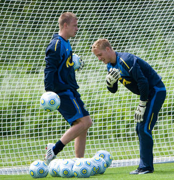 Johan Dahlin och Pär Hansson, två kandidater till