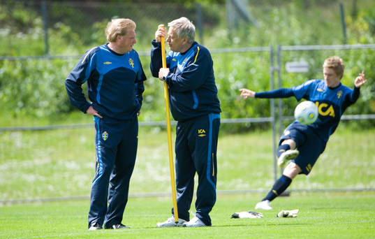 Jörgen Lennartsson och Tommy Söderberg, förbundskaptener