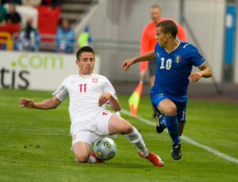 Zoran Tosic, Serbien och Sebastian Giovincom Italien