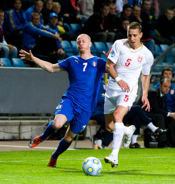 Ignazio Abate, Italien och Milan Smiljanic, Serbien