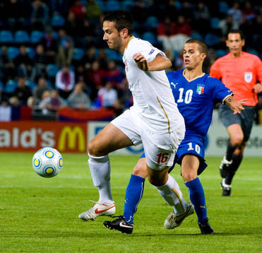 Jagos Vukovic, Serbien och Sebastian Giovinco, Italien