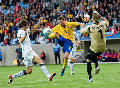 4-1, Marcus Berg gör sitt tredje raka mål och fullbordar