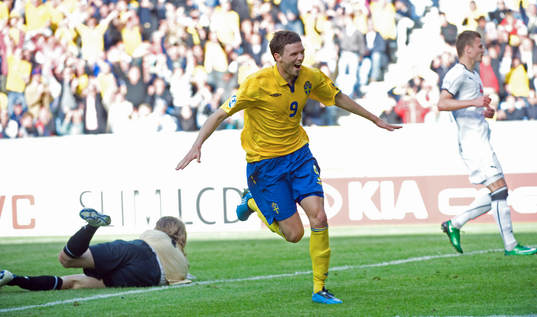 2-1 Marcus Berg, jubel, glädje