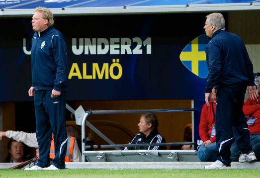 Jörgen Lennartsson och Tommy Söderberg, förbundskapten