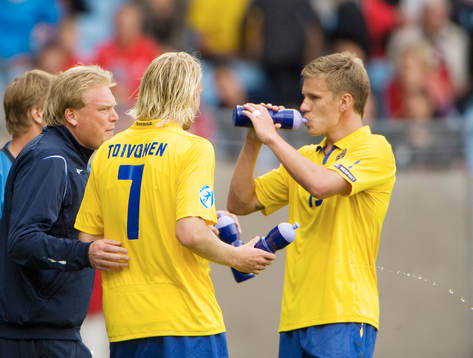 Jörgen Lennartsson, Förbundskapten och Ola Toivonen och