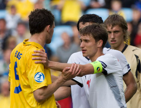 Marcus Berg och Mikhail Afanasiev
