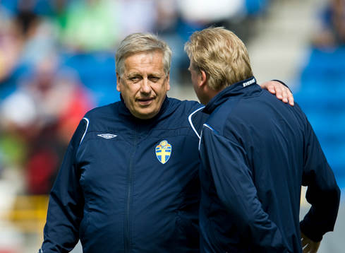 Tommy Söderberg och Jörgen Lennartsson, förbundskapten