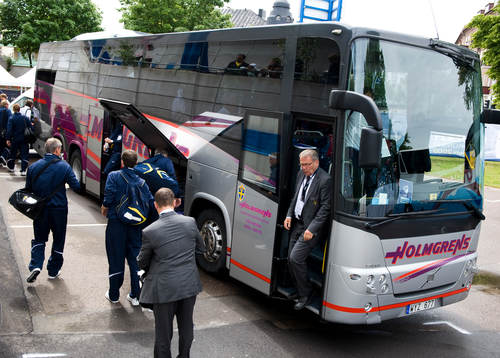Svenska truppen har kommit in på Olympia