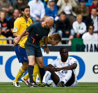 Mario Balotelli, Italien, Mattias Bjärsmyr, Sverige, Tony