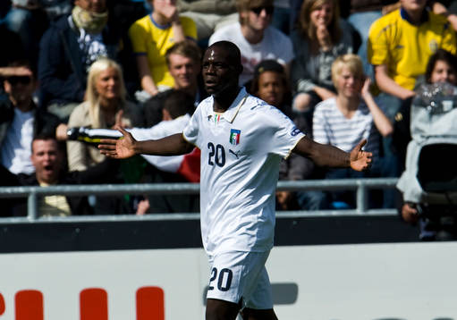 Mario Balotelli, Italien, jubel